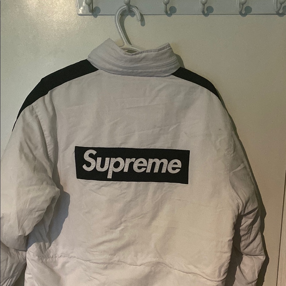 Supreme White and Black Jacket
